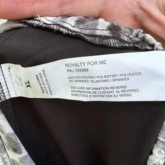 Royal for me womens lightweight leopard print joggers pockets soft - Picture 6 of 6